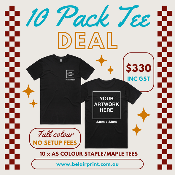 10 Pack Tee Deal