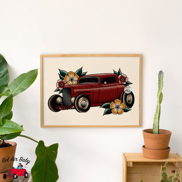 32 Ford Hotrod Coupe Print