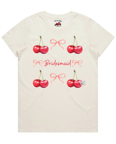 Bridesmaid Bows and Cherries Tee