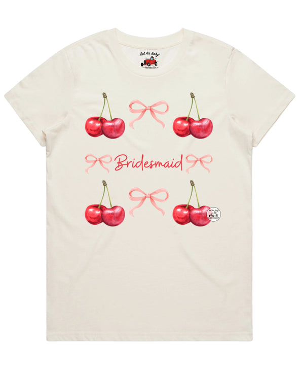 Bridesmaid Bows and Cherries Tee