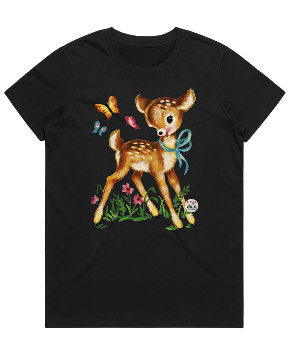 Deer & Butterflies Tee