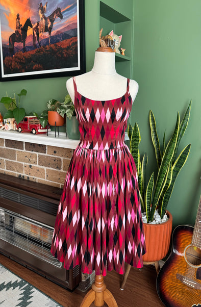 Harlequin Pinup Couture Dress Size XS