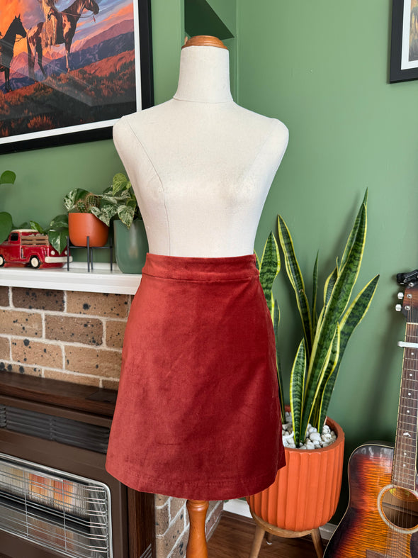 1960s Style Velvet Mini Skirt by Princess Highway