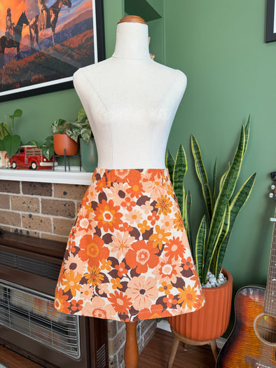 1960s style A Line Mini Skirt by Princess Highway