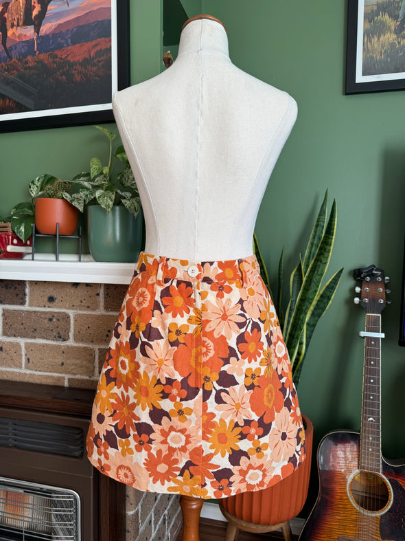 1960s style A Line Mini Skirt by Princess Highway