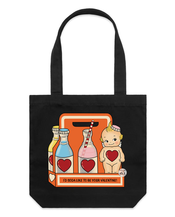 Soda Valentines Tote Bag