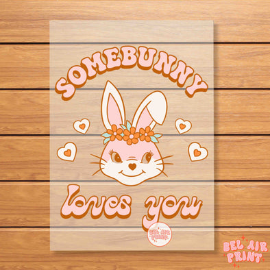 Some Bunny Loves You Heat Transfer